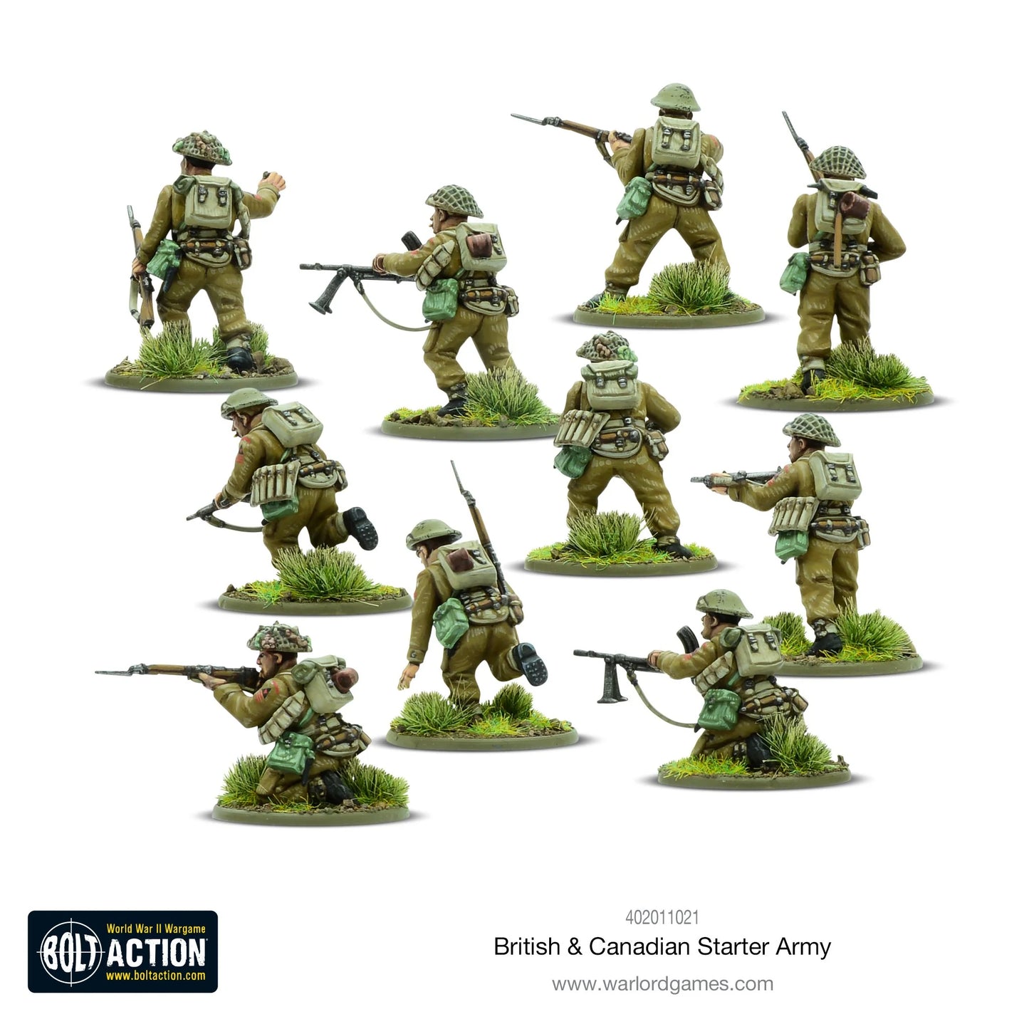 Armée britannique et canadienne (1943-1945) Armée de départ