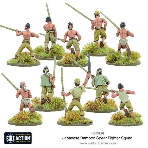 Équipe japonaise de chasseurs à la lance de bambou