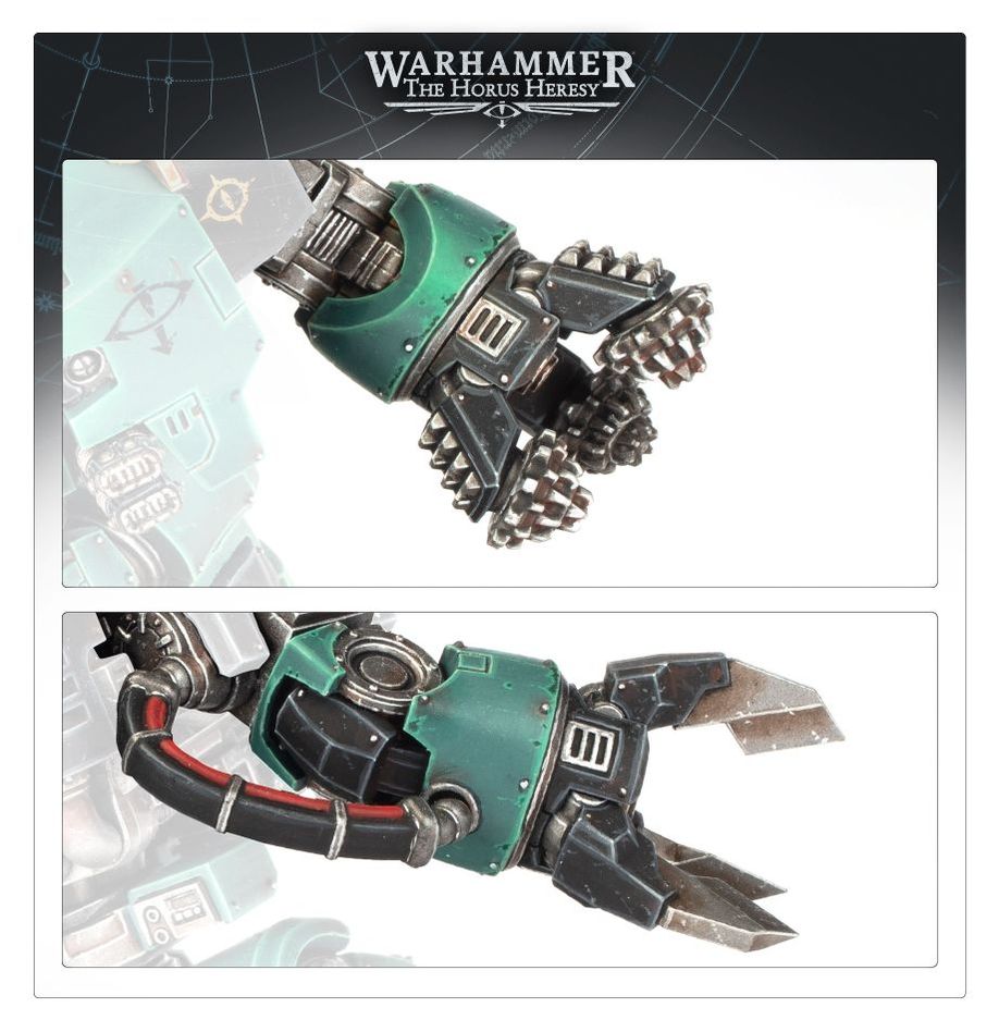 Armature d'armes de combat rapproché pour Dreadnought de siège Leviathan