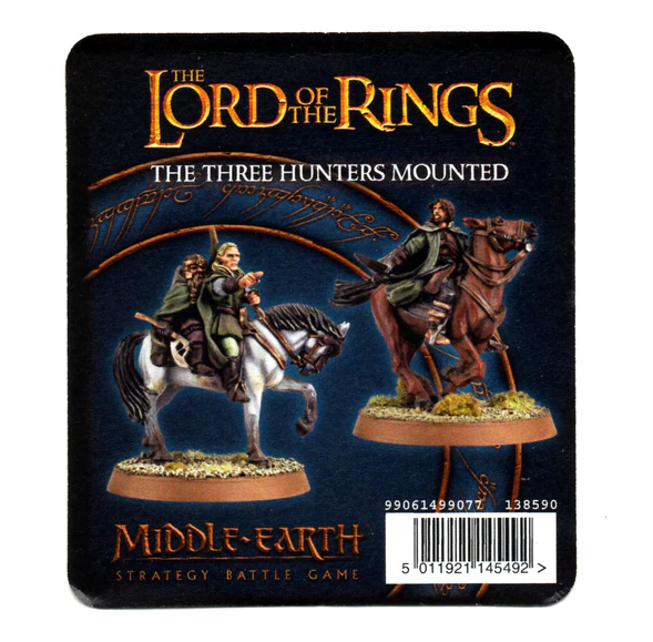 THE THREE HUNTERS MOUNTED