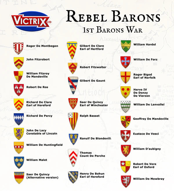 Rebel Barons Shield & Flag Transfers 12