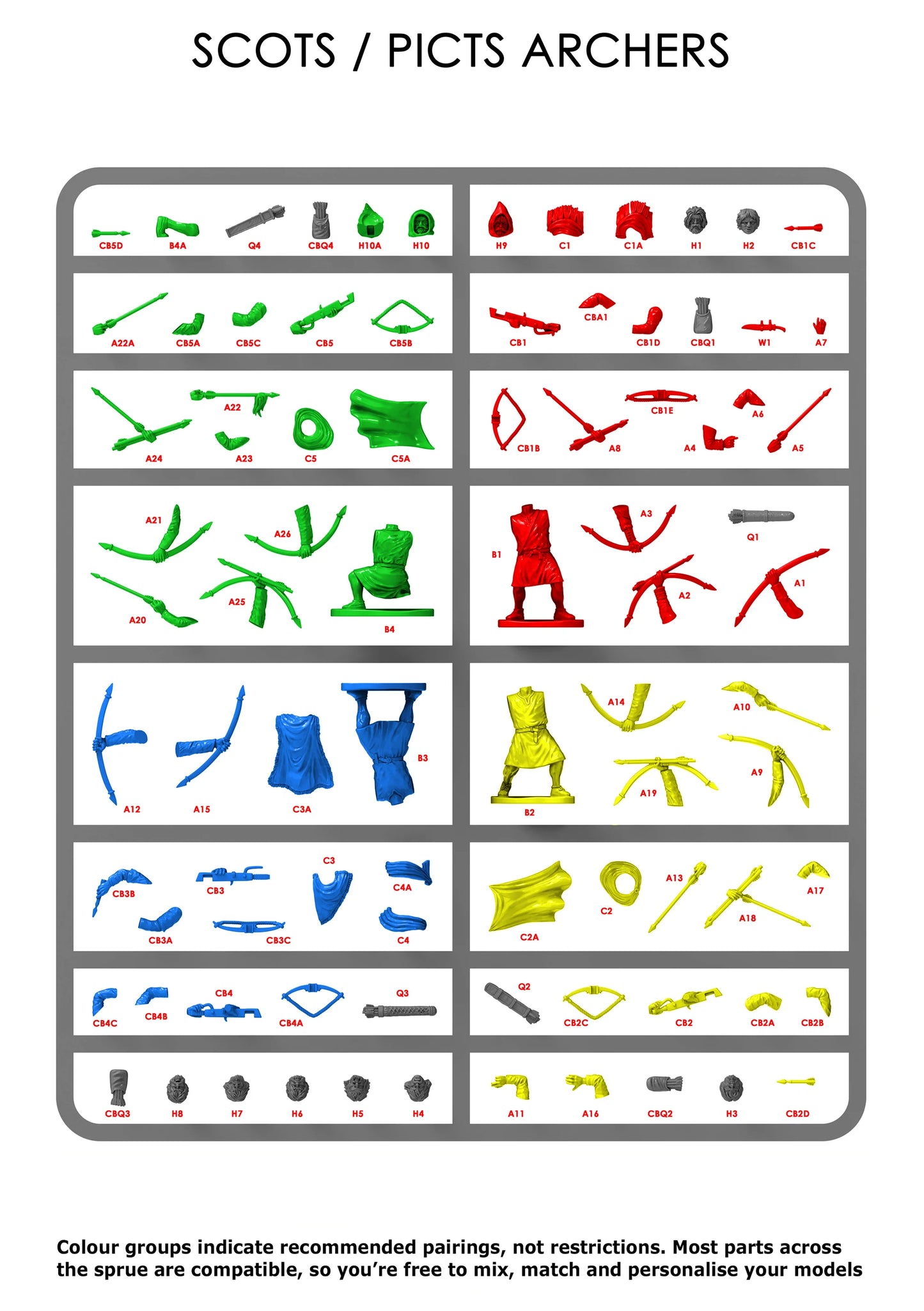 Scots/Picts Archers & Crossbowmen