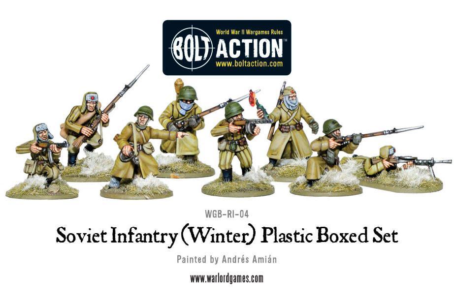 Coffret plastique de l'infanterie d'hiver soviétique