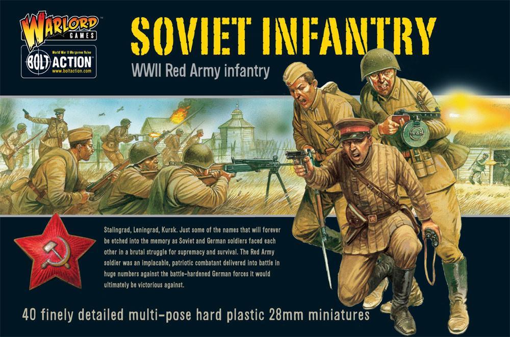 Coffret plastique d'infanterie soviétique