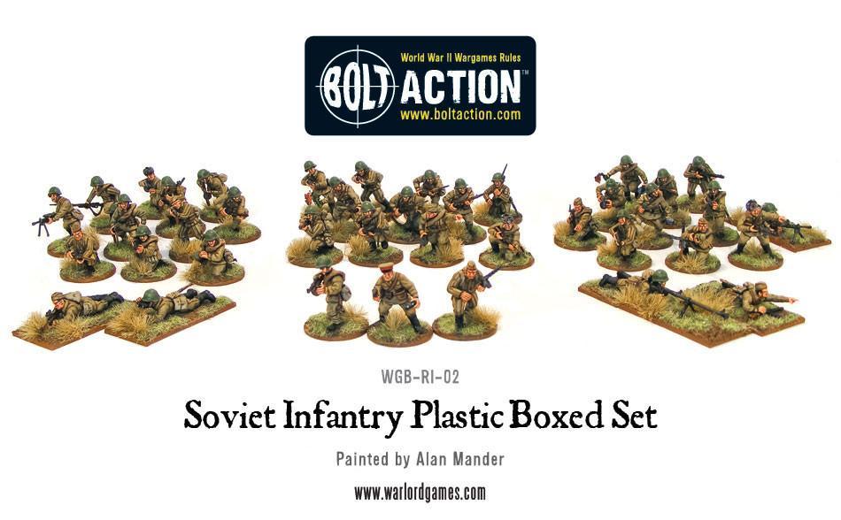 Coffret plastique d'infanterie soviétique