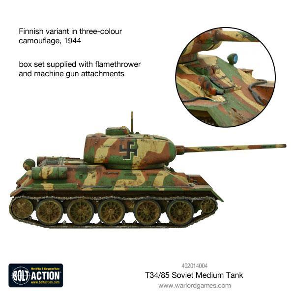 Char moyen T-34/85 (plastique)