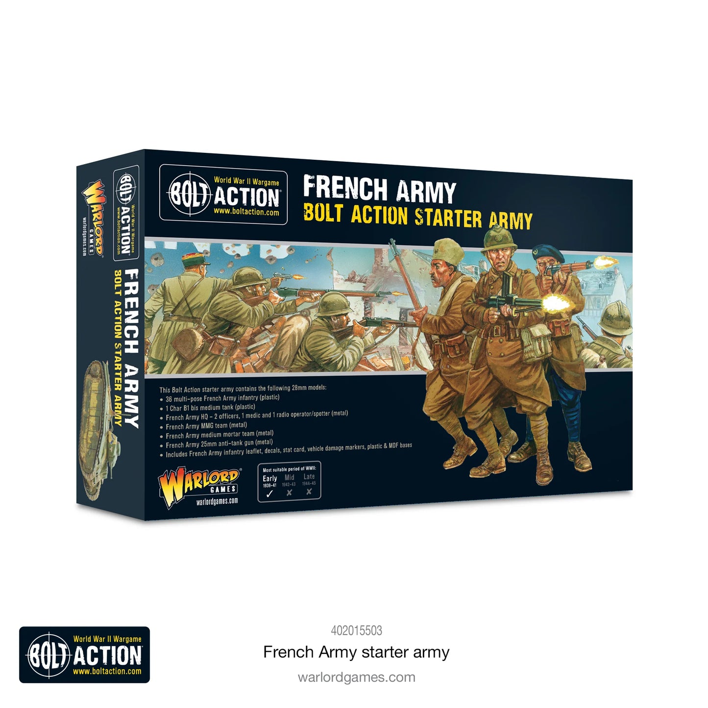 Armée de départ de l'armée française