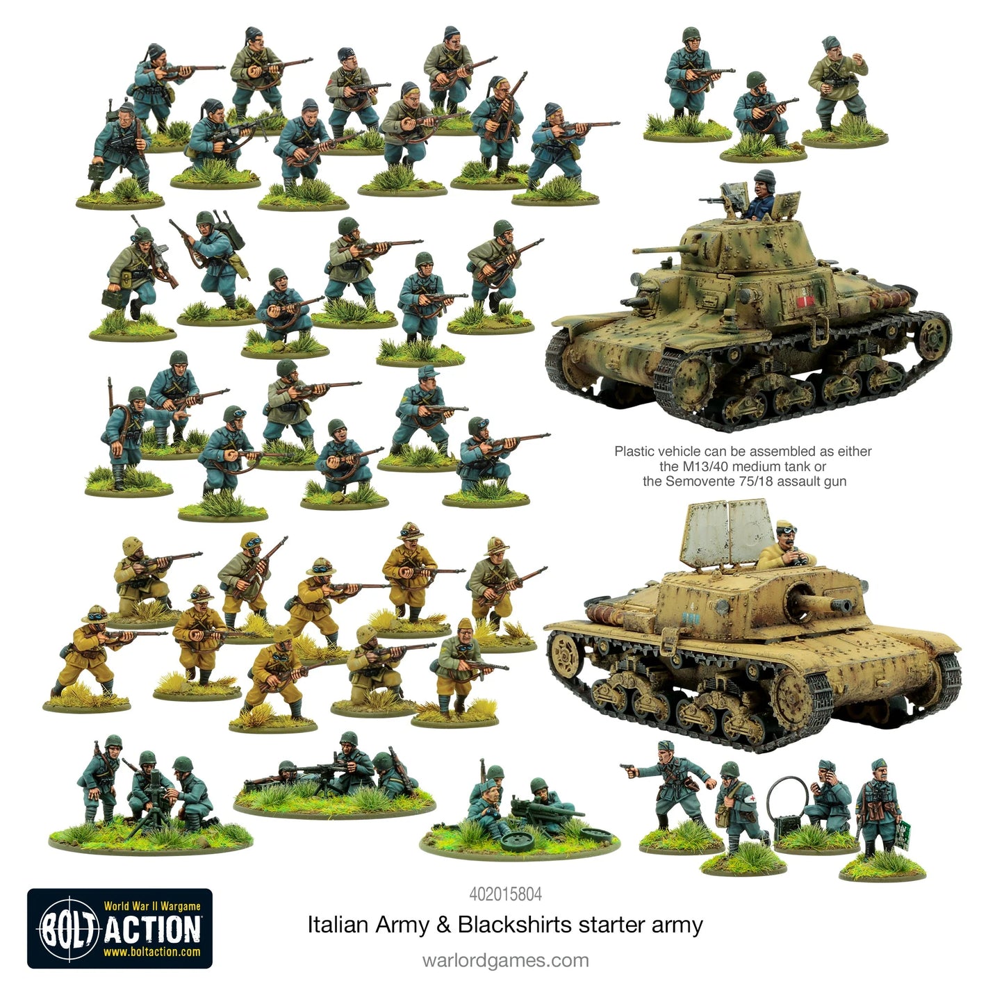 Armée italienne et Armée de départ des chemises noires
