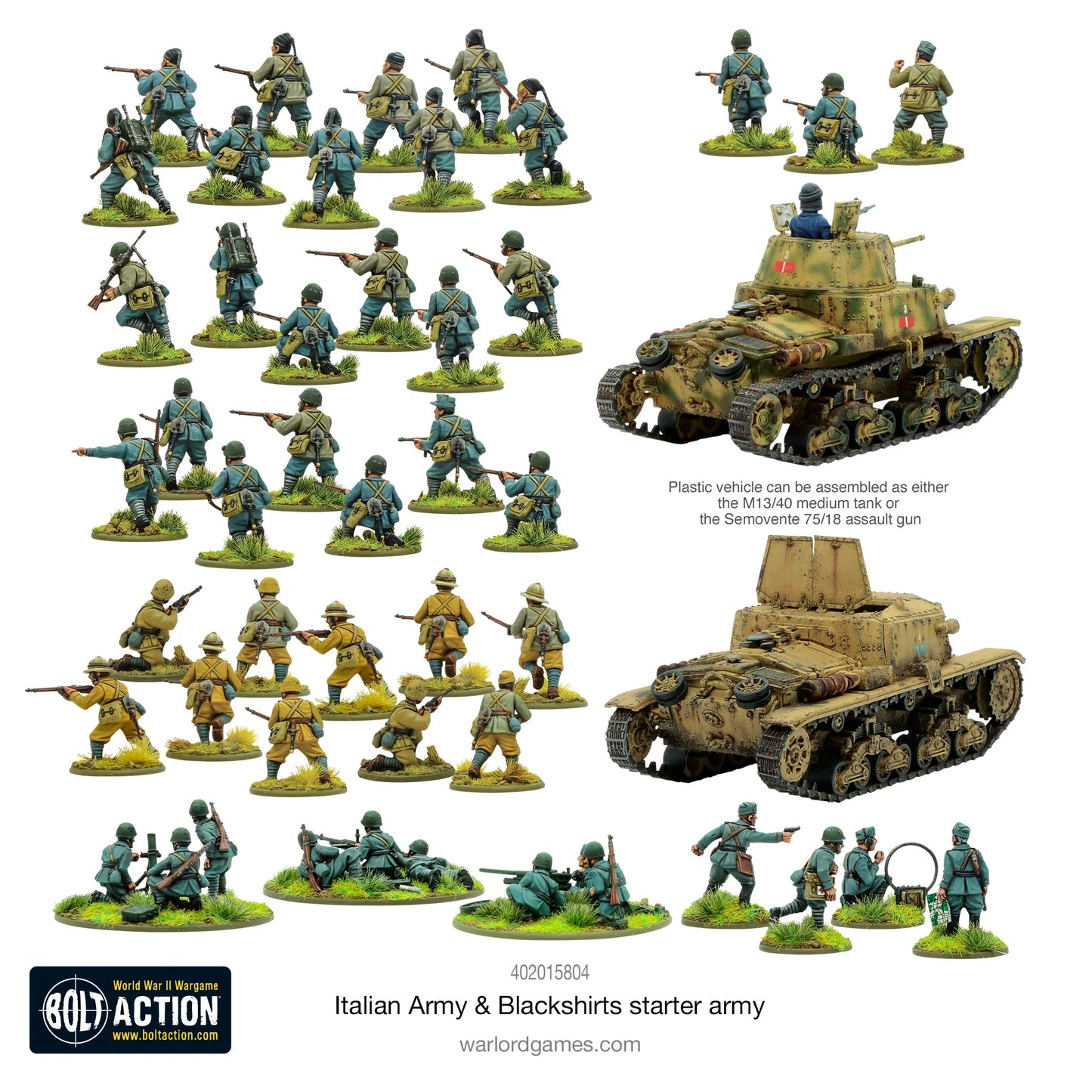 Armée italienne et Armée de départ des chemises noires