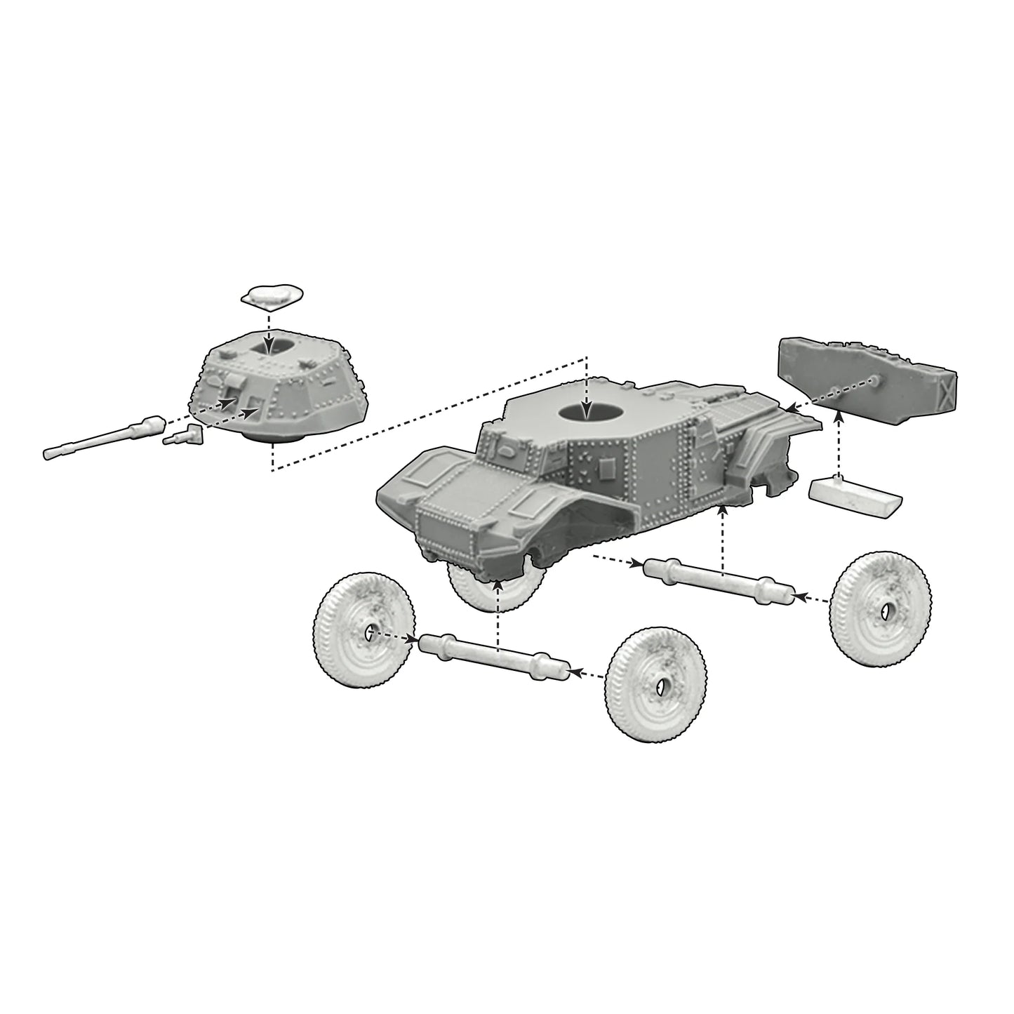 Voiture blindée AMD Panhard 178