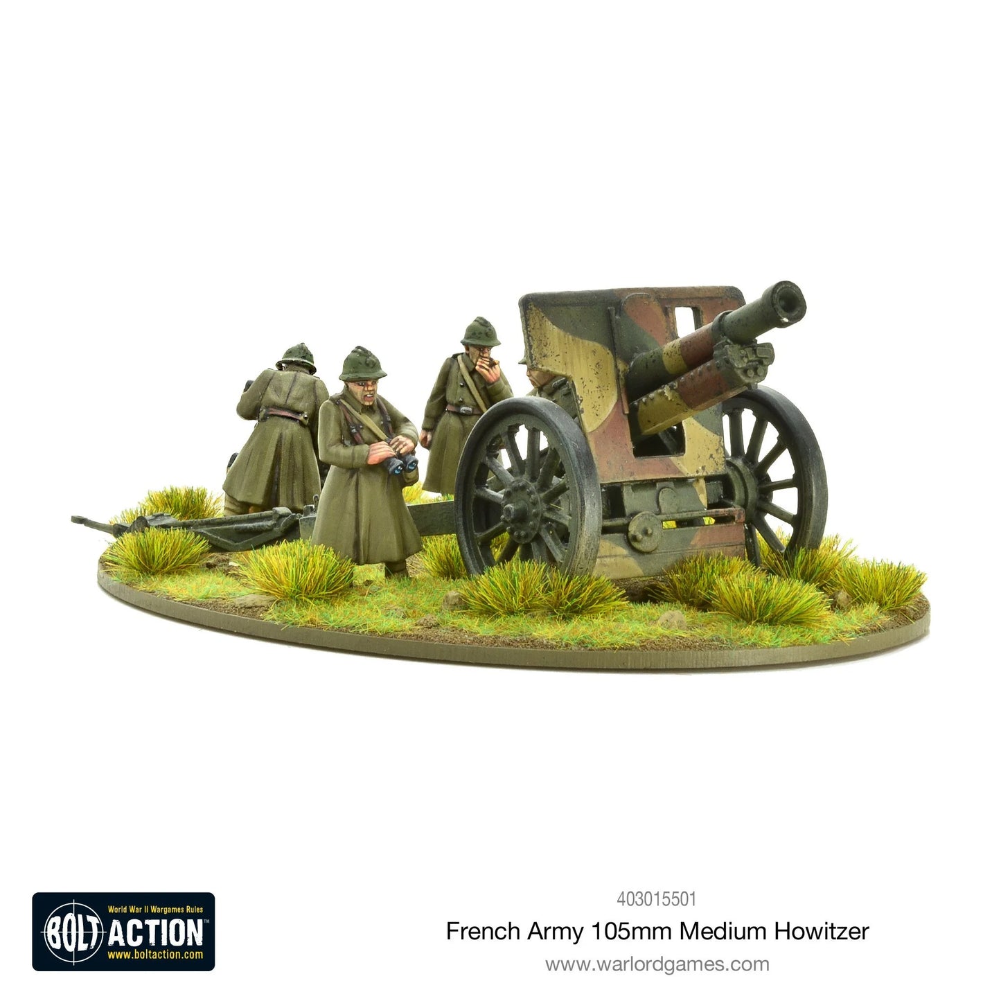 Obusier moyen de 105 mm de l'armée française