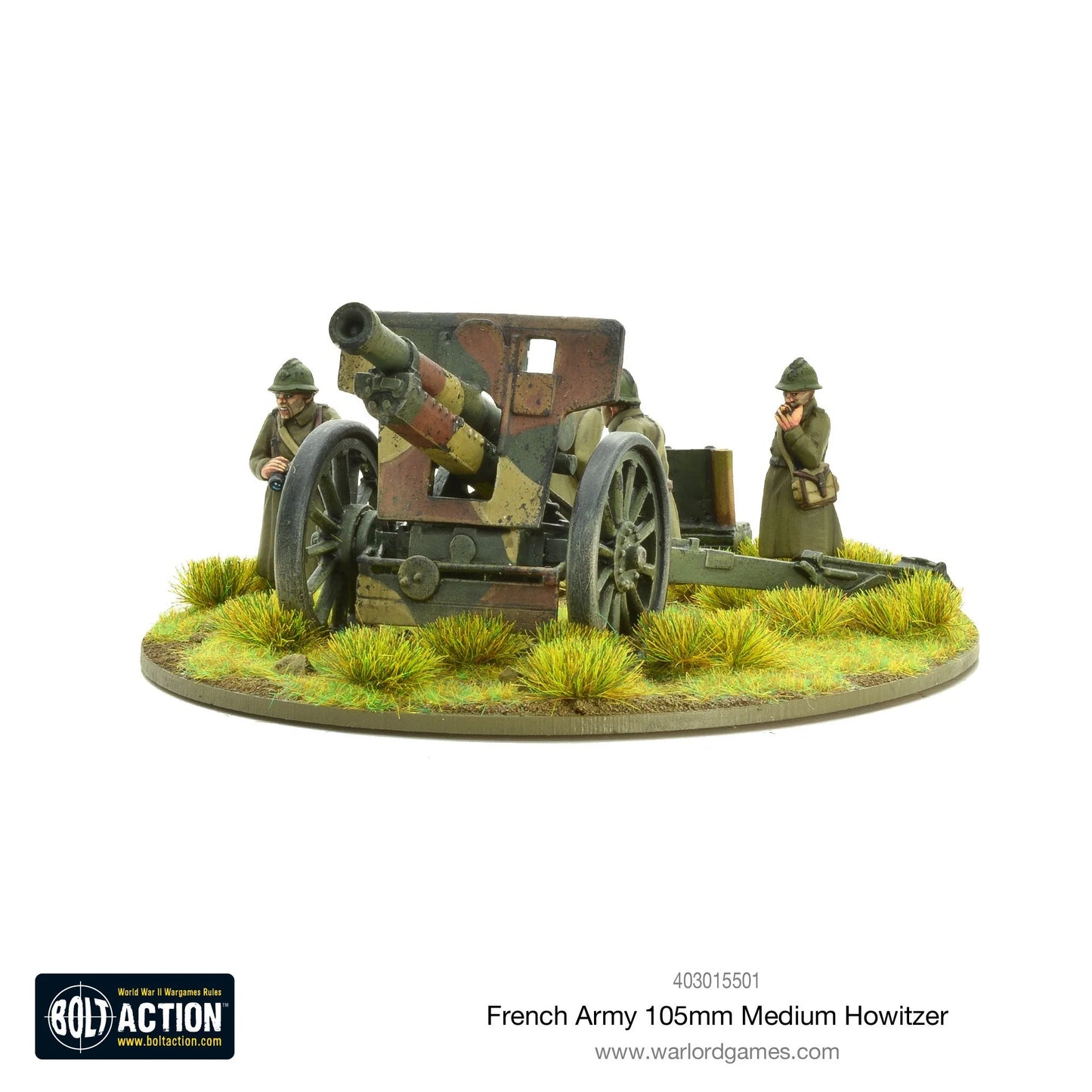 Obusier moyen de 105 mm de l'armée française