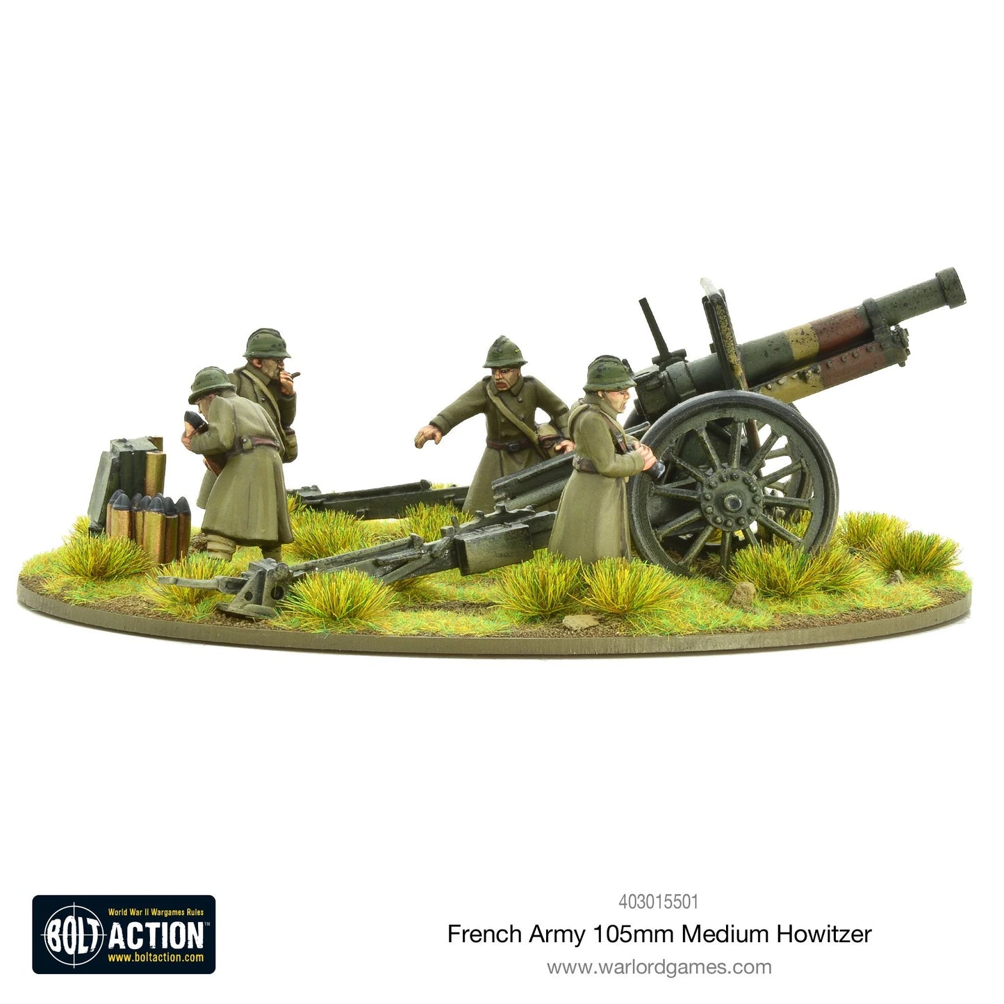 Obusier moyen de 105 mm de l'armée française