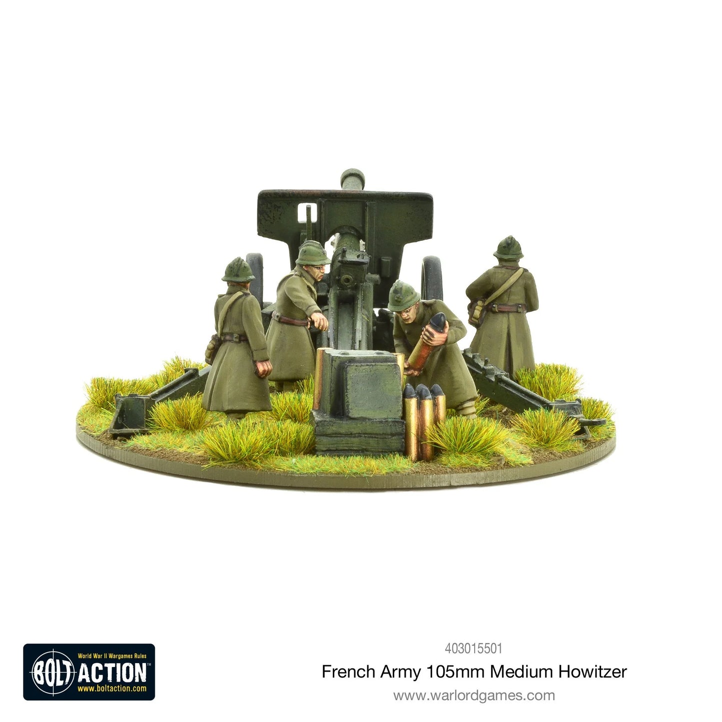 Obusier moyen de 105 mm de l'armée française