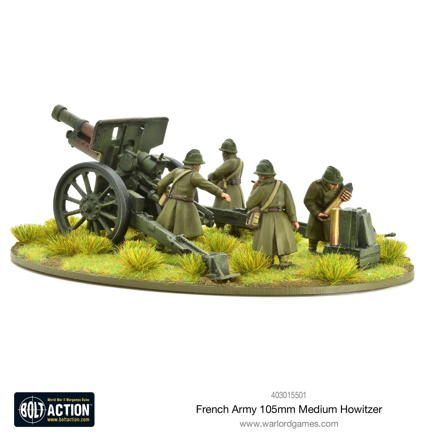 Obusier moyen de 105 mm de l'armée française