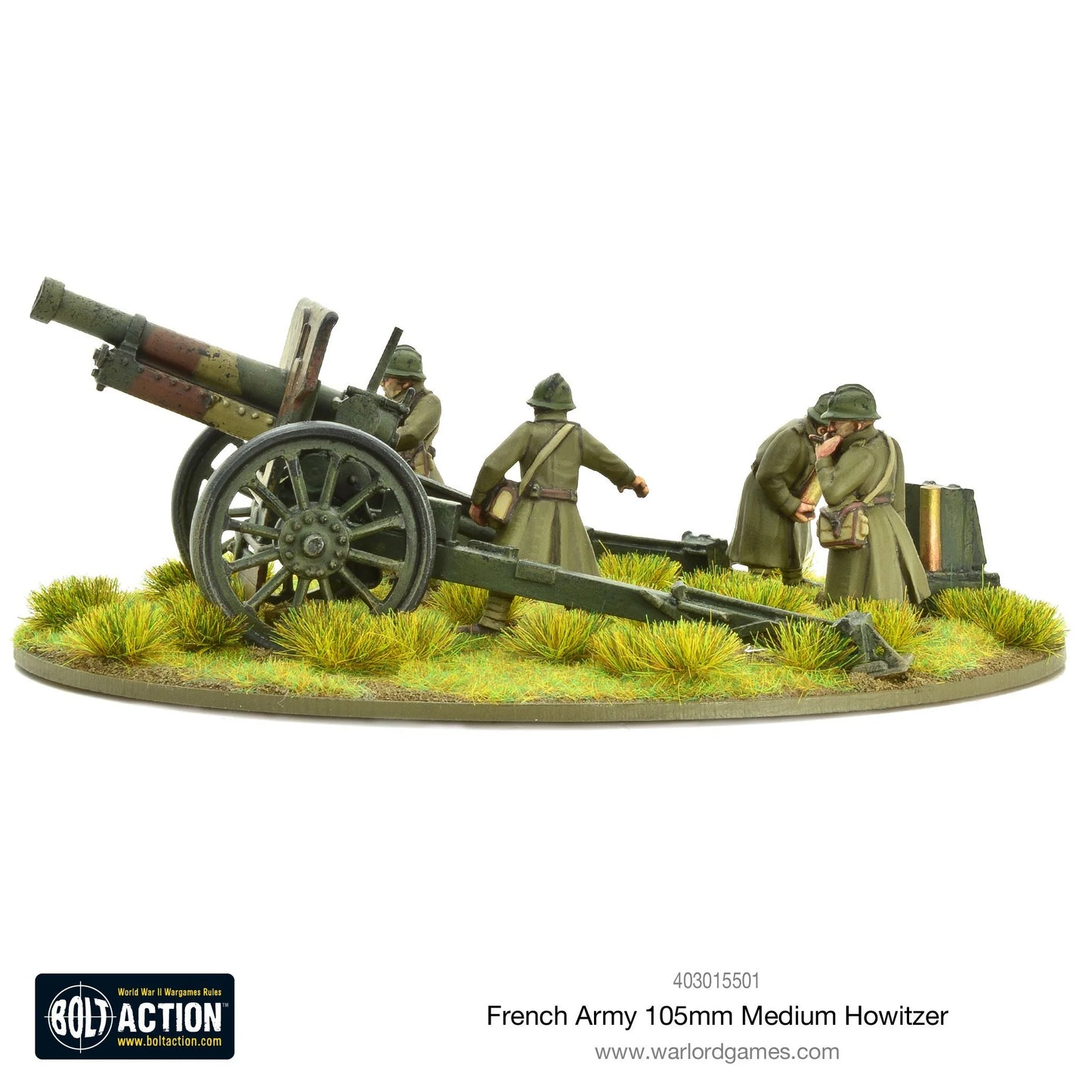Obusier moyen de 105 mm de l'armée française