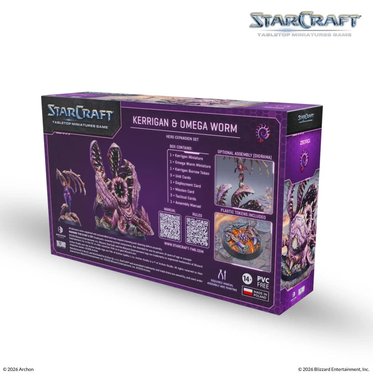 STARCRAFT ZERG KERRIGAN AND OMEGA WORM