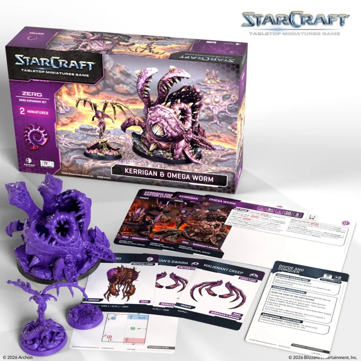 STARCRAFT ZERG KERRIGAN AND OMEGA WORM