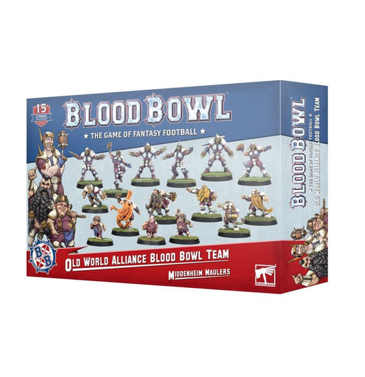 L'ÉQUIPE DE BLOOD BOWL DE L'ANCIENNE ALLIANCE MONDIALE – LES MIDDENHEIM MAULERS