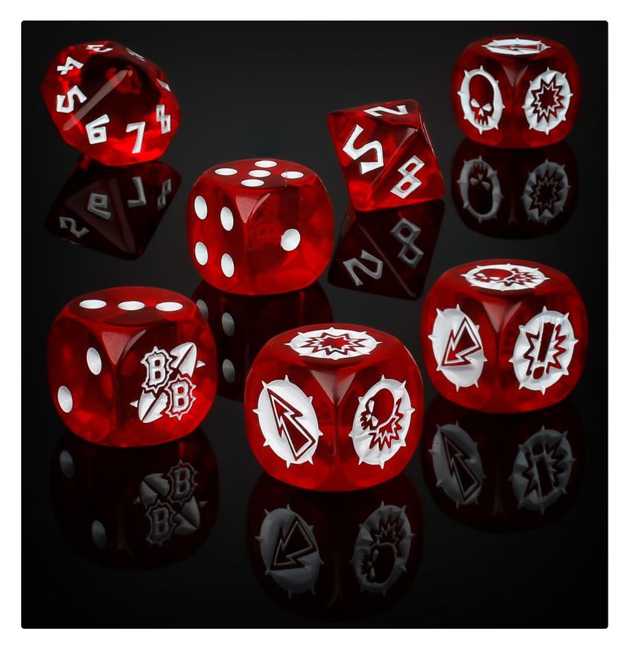 BLOOD BOWL DICE SET