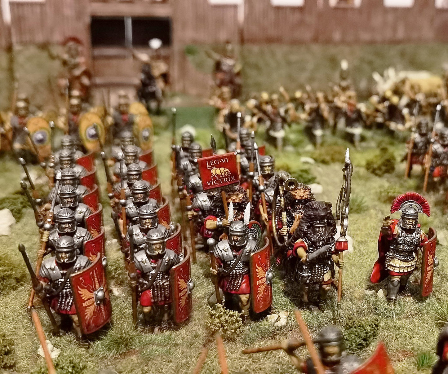 Early Imperial Roman Legionaries Advancing
