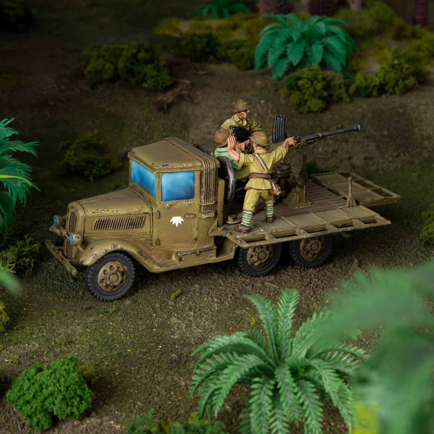 Isuzu Type 98 AA machine cannon carrier