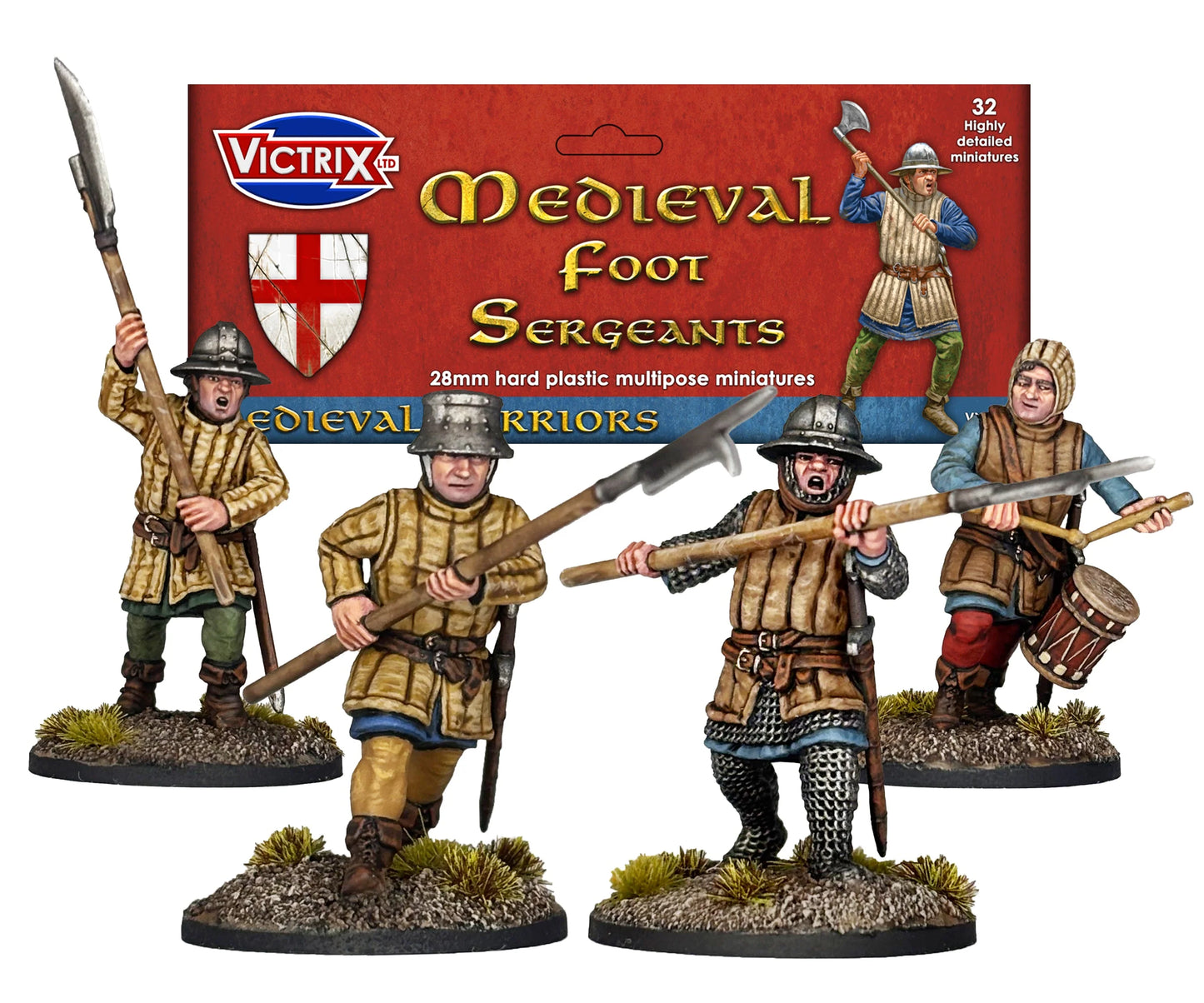 Medieval Foot Sergeants - Victrix