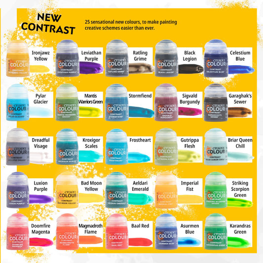 Nouvelle collection de peintures contrastées