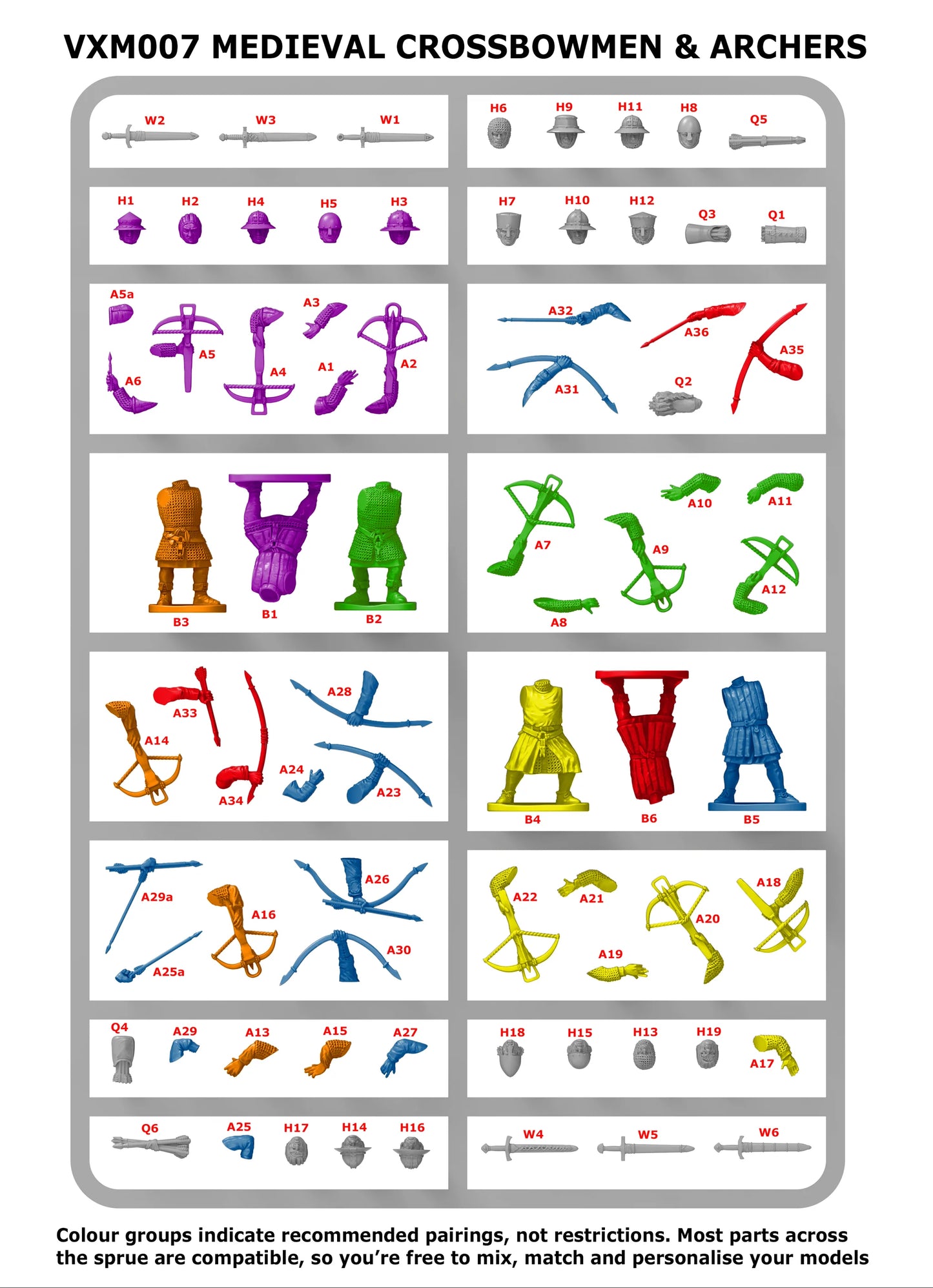 Medieval Crossbowmen & Archers