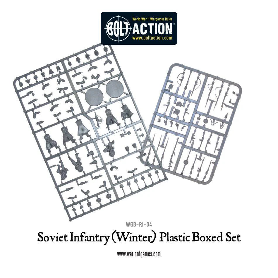 Coffret plastique de l'infanterie d'hiver soviétique