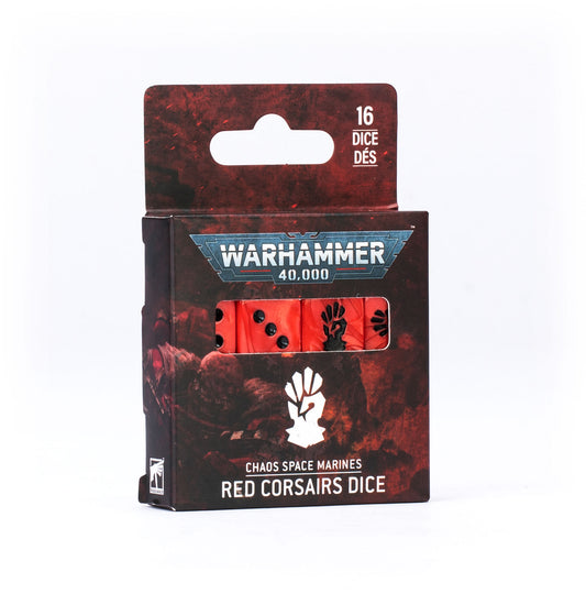 CHAOS SPACE MARINES: RED CORSAIRS DICE (OOP)