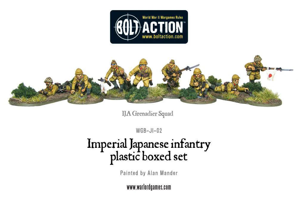 Coffret plastique d'infanterie impériale japonaise