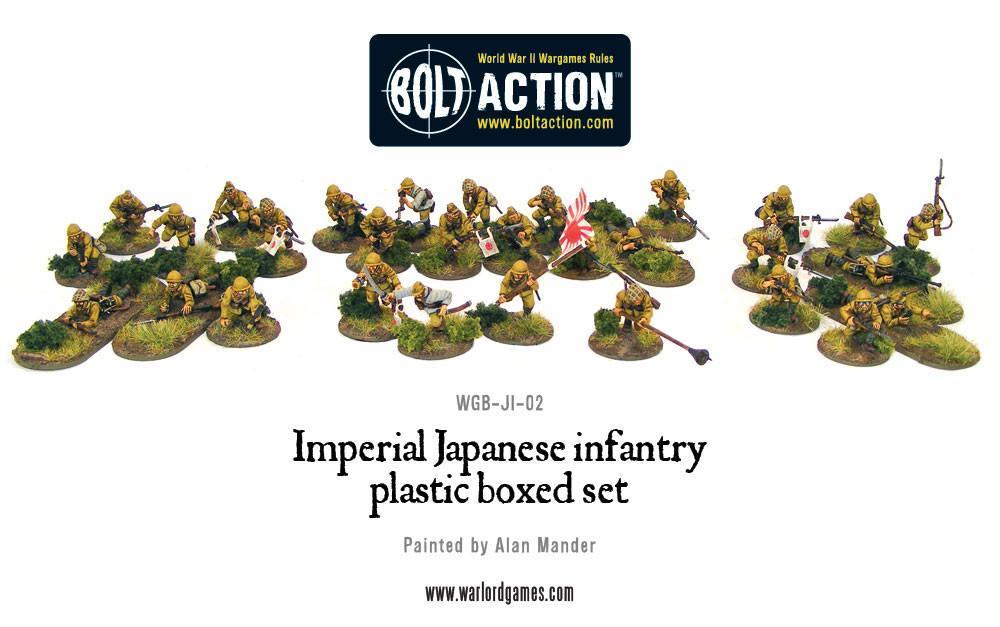 Coffret plastique d'infanterie impériale japonaise