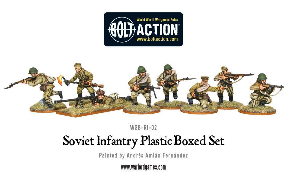 Coffret plastique d'infanterie soviétique