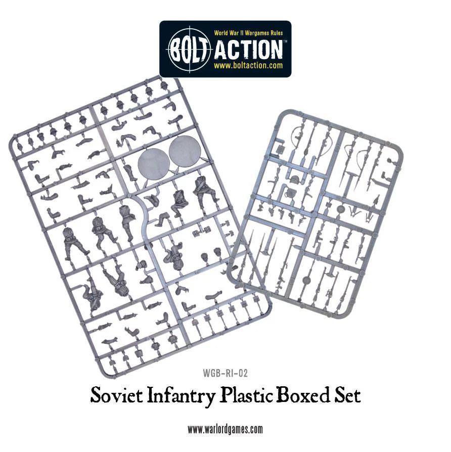 Coffret plastique d'infanterie soviétique