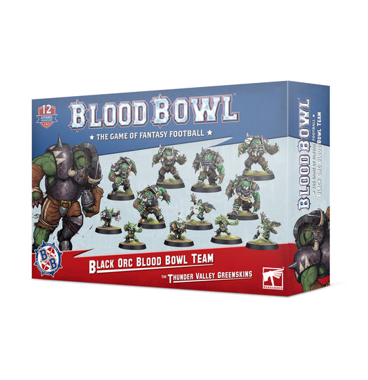 ÉQUIPE DE BLOOD BOWL DES ORQUES NOIRS : LES PEAUX-VERTES DE THUNDER VALLEY