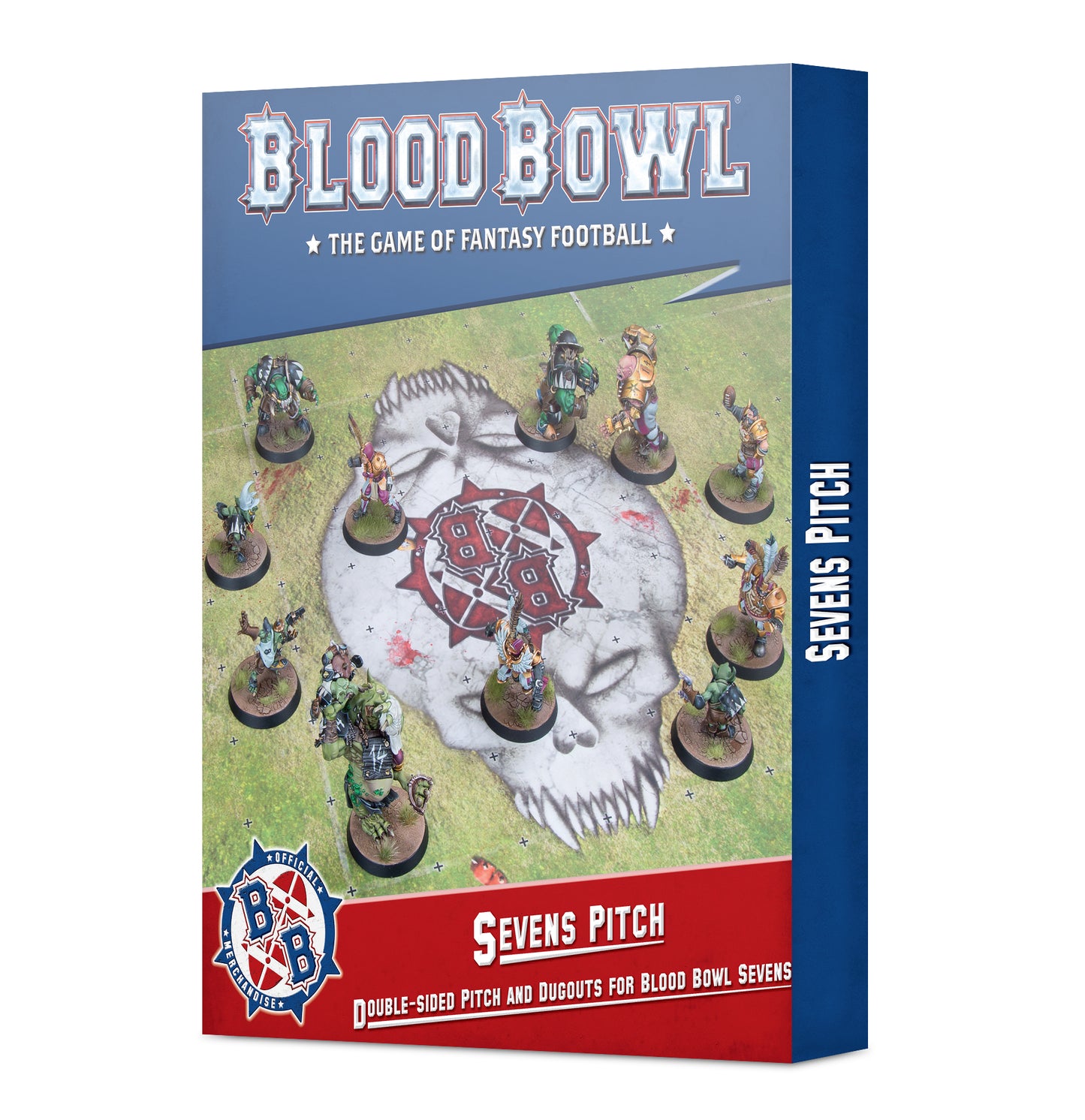 TERRAIN À SEPT : TERRAIN À DOUBLE FACE ET ARBRES POUR LE BLOOD BOWL À SEPT